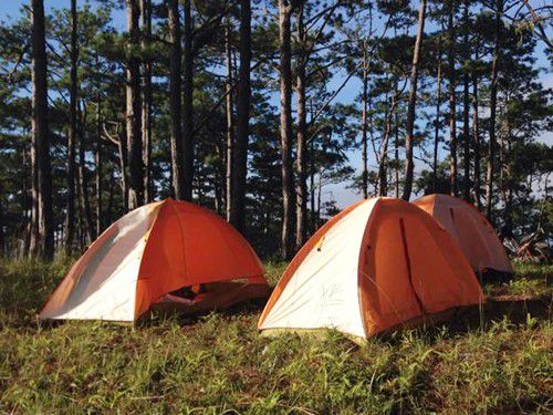 Camping overnight in Dalat
