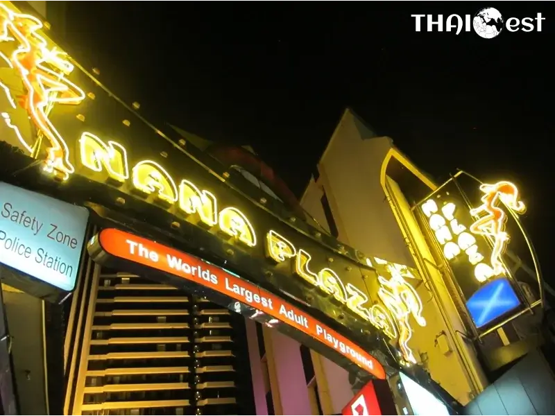 Nana Plaza Red Light District in Bangkok