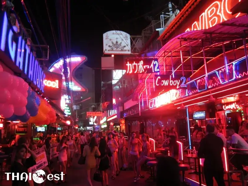 Soi Cowboy Red Light District in Bangkok