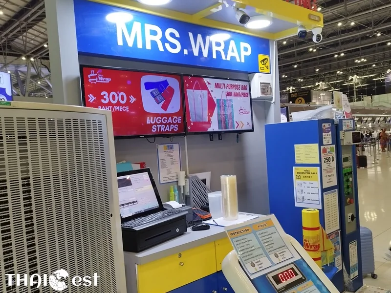 Mrs. Wrap Services at BKK Airport