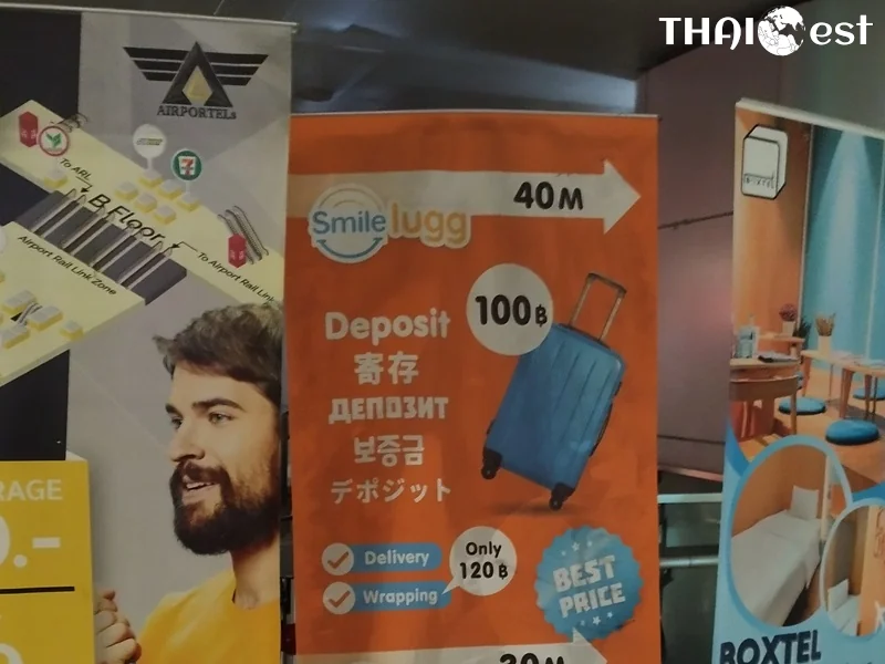 Cheapest luggage wrapping at Suvarnabhumi Airport