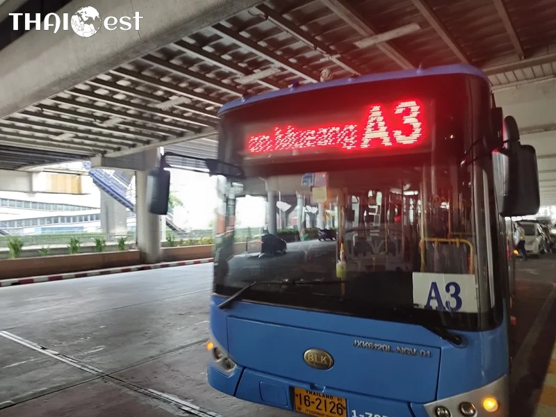 Bus from Don Mueang Airport to Pratunam