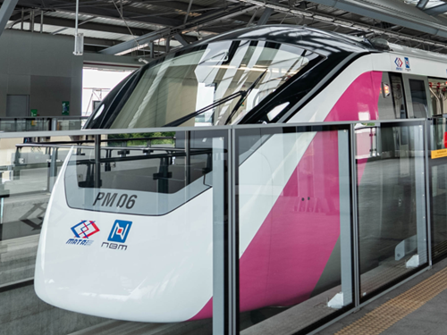 Bangkok MRT Pink Line SkyTrain